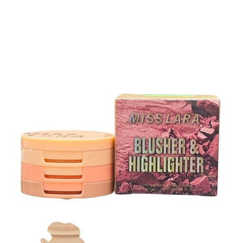Blush and highlighter miss lara