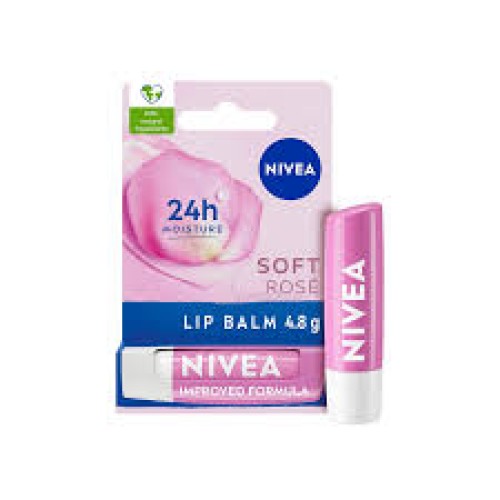 Nivea Soft Rose Lip Balm 4.8g