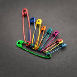 safety pin colouring 10